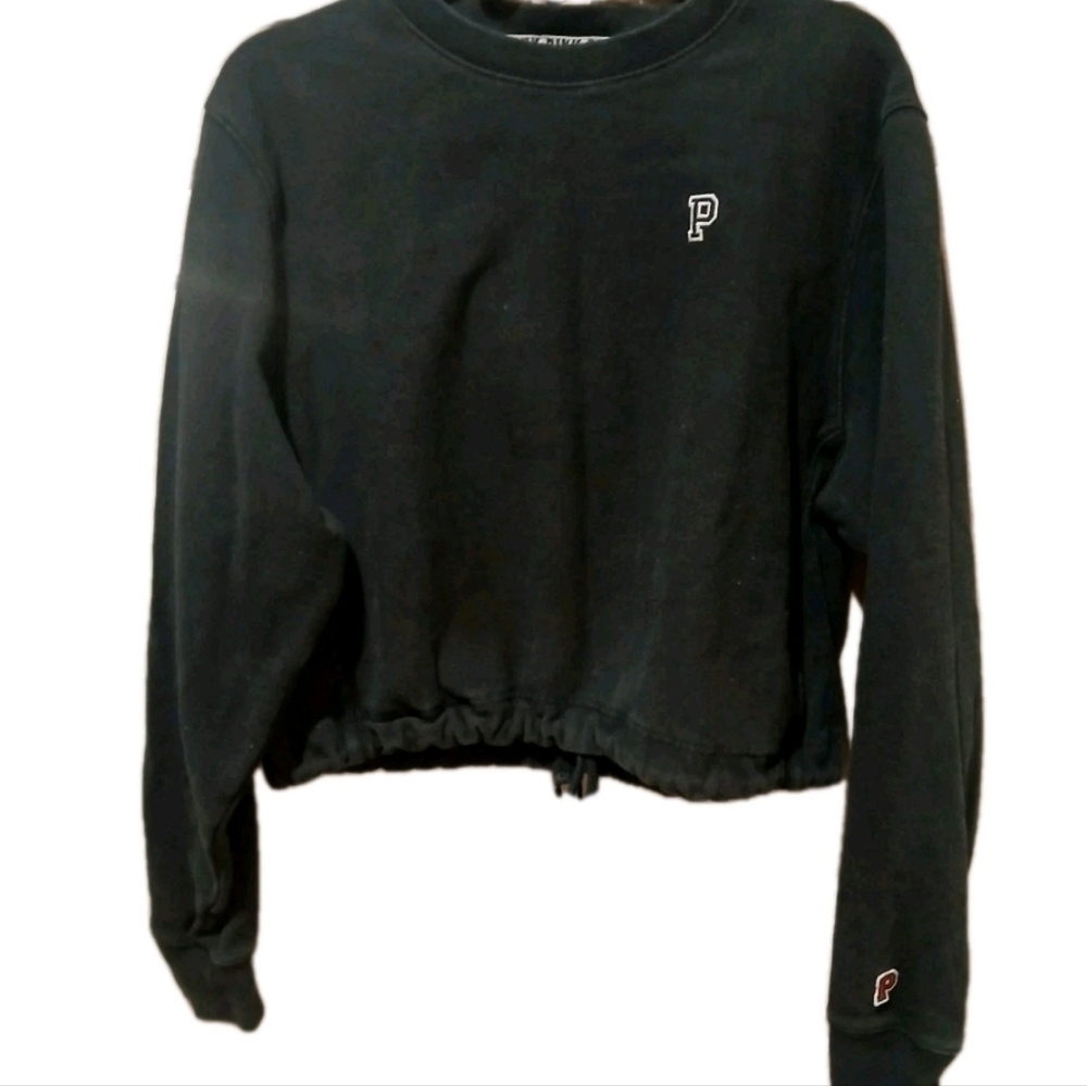 Cropped Pullover Sweatshirt Victoria's Secret Pink Size:MEDIUM - Picture 7 of 7